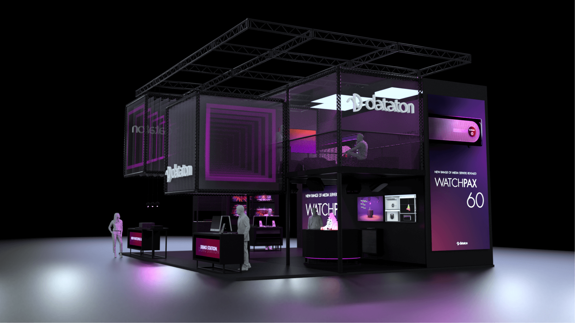 exhibition and fairs dataton booth design on ise
