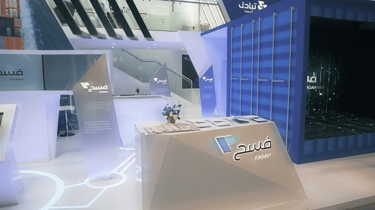 interactive instalations at Gitex Booth durring Gitex Show in Dubai